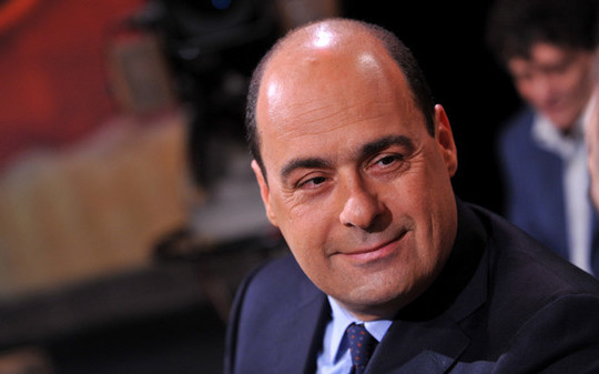 27/04/2010 Roma, trasmissione Raitre Ballaro', nella foto il presidente della Provincia di Roma Nicola Zingaretti