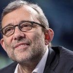 Roberto Giachetti, durante 'In mezz'ora', programma condotto da Lucia Annunziata su Rai 3, che ha visto oggi il primo confronto tra i candidati alle primarie del centrosinistra per il Campidoglio, 28 febbraio 2016 a Roma. ANSA/ MASSIMO PERCOSSI