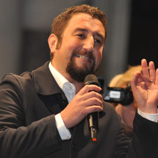 01/02/2013 Caltanissetta, campagna elettorale del Movimento 5 Stelle per le politiche 2013.  - Giancarlo Cancelleri