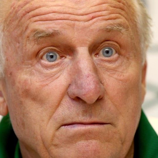 Republic of Ireland Media Briefing, Clubhouse, Gannon Park, Malahide 2/9/2012
Manager Giovanni Trapattoni 
Mandatory Credit ©INPHO/Ryan Byrne
