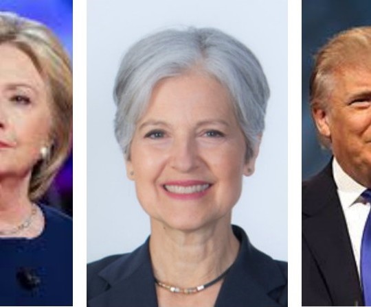 Clinton Stein Trump
