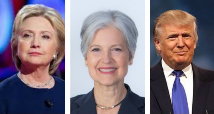 Clinton Stein Trump