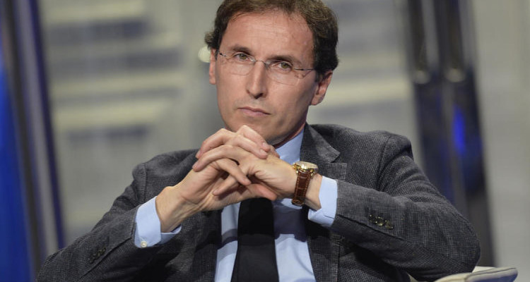 04/11/2013 Roma. Rai. Trasmissione televisiva Porta a Porta. Nella foto Francesco Boccia