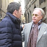 Matteo Renzi con Diego Della Valle a Firenze, in una immagine del 16 febbraio 2014.
ANSA/MAURIZIO DEGL'INNOCENTI