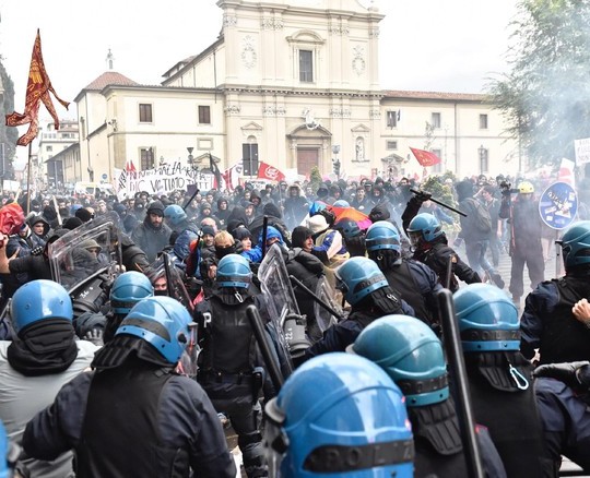 scontri firenze