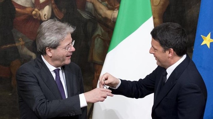 renzi gentiloni campanella