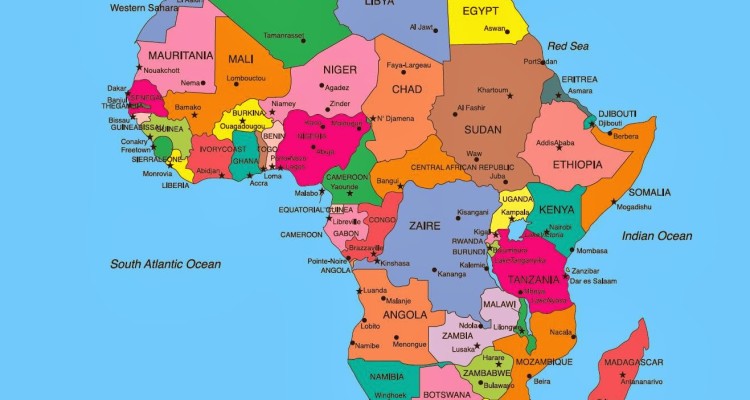 Africa cartina