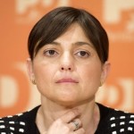 Roma 01/06/2015, conferenza stampa del Partito Democratico sugli esiti del voto alle regionali 2015. Nella foto Debora Serracchiani