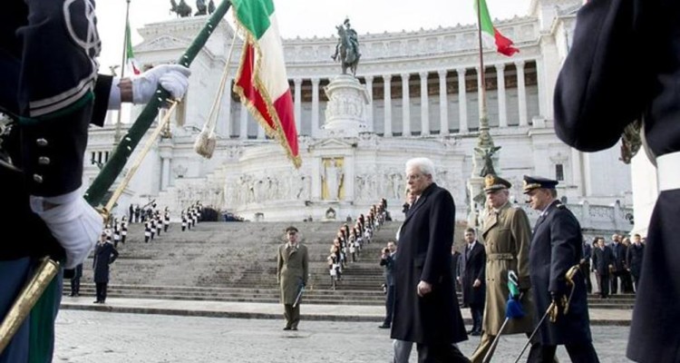 Mattarella, 25 Aprile Altare Patria