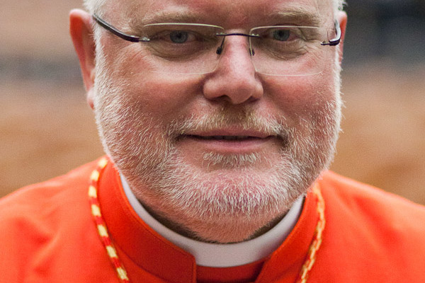 Newly appointed german cardinal Reinhard Marx, archbishop of Münich und Freising, poses during the courtesy visits at the Paul VI Hall. Vatican City, November 20, 2010.