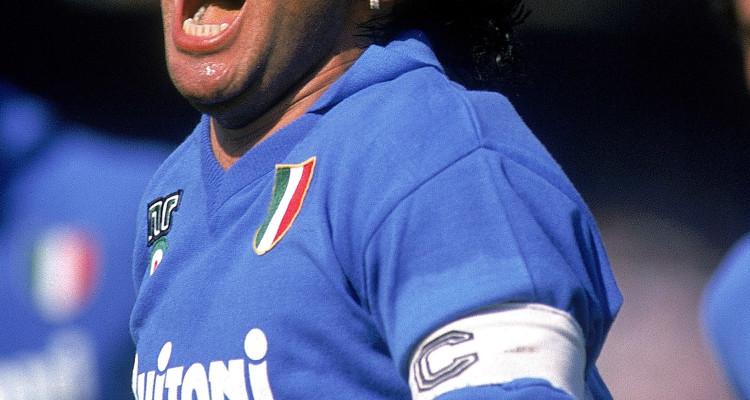 May 1988: Diego Maradona of Napoli celebrates a goal during an Italian Serie A match against AC Milan at the San Paolo Stadium in Naples, Italy. Milan won the match 3-2. (Photo by Dave Cannon /Getty Images)