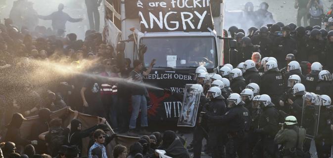 Amburgo tensione G20