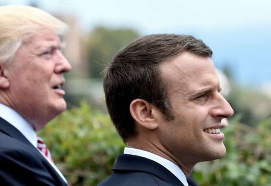 trump macron