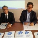 Il Sindaco di Ustica Attilio Licciardi e il Presidente dell’Accademia Internazionale di Scienze e Tecniche Subacquee pg