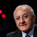 08/03/2015 Roma, trasmissione televisiva In 1/2 ora, nella foto Vincenzo De Luca