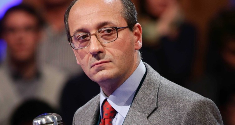 01/03/2013 Milano, 

trasmissione televisiva L'ultima parola,

nella foto, Alberto Bagnai