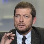 18/01/2016 Roma. Rai. Trasmissione televisiva Porta a Porta. Nella foto Andrea Romano PD